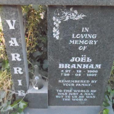 VARRIE Joël Branham 1966-1997