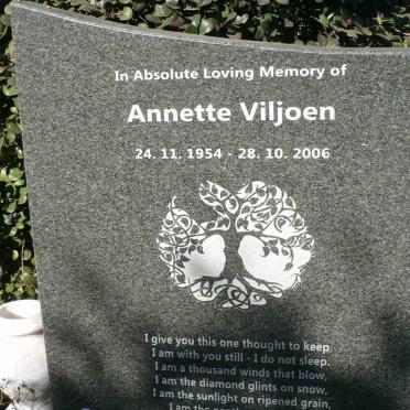 VILJOEN Annette 1954-2006