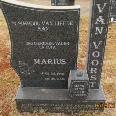 VOORST Marius, van 1946-2006