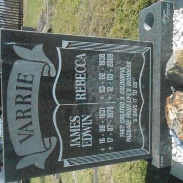 VARRIE James Edwin 1931-1978 &amp; Rebecca 1936-2009
