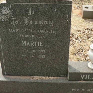VILJOEN Martie 1939-1982