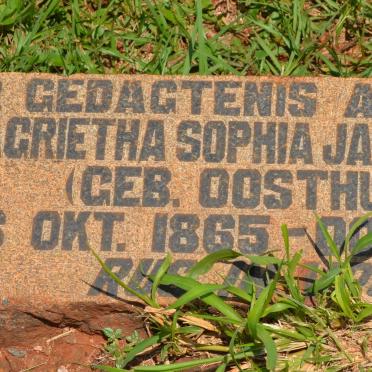 VUUREN Anna Magrietha Sophia, Janse van nee OOSTHUIZEN 1865-1934