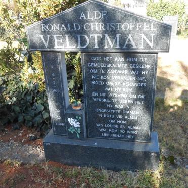 VELDTMAN Aldé Ronald Christoffel 1966-1999