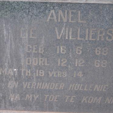 VILLIERS Anel, de  1968-1968