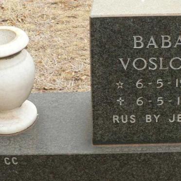 VOSLOO Baba 1992-1992