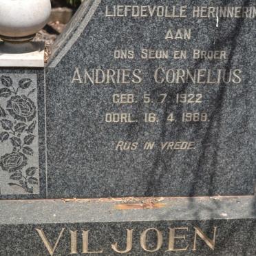 VILJOEN Andries Cornelius 1922-1968