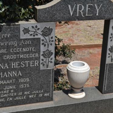 VREY Gideon Andries 1907-1984 &amp; Catharina Hester Johanna 1909-1975