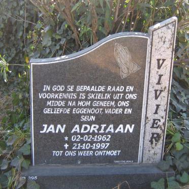 VIVIER Jan Adriaan 1962-1997
