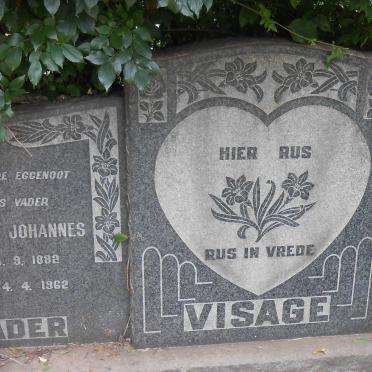 VISAGE Jacobus Johannes 1882-1962 &amp; Jacobus Johannes 1885-1968