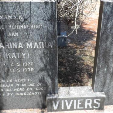 VIVIERS Len 1922-1987 &amp; Catharina Maria 1920-1976