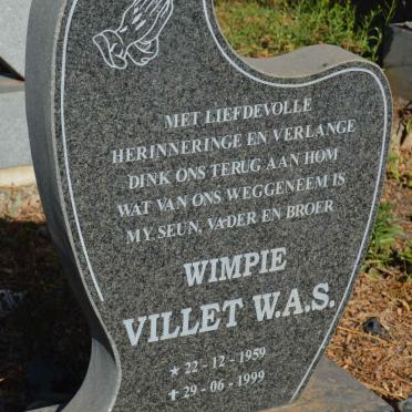 VILLET W.A.S. 1959-1999