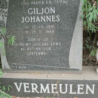 VERMEULEN Giljon Johannes 1916-1984