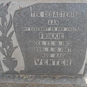 VENTER Frikkie 1913-1967