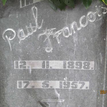 VILLIERS Paul Francois, de 1898-1957