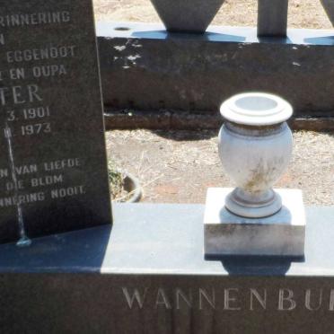 WANNENBURG Pieter 1901-1973 &amp; Louie 1910-1993