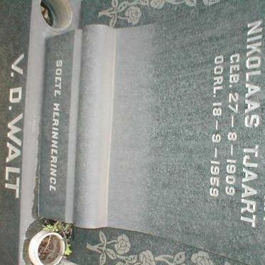 WALT Nikolaas Tjaart, v.d. 1909-1959