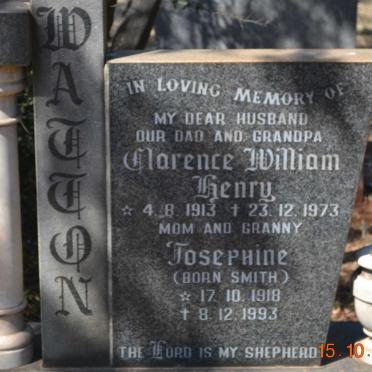 WATTON Clarence William Henry 1913-1973 &amp; Josephine SMITH 1918-1993