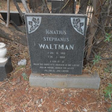 WALTMAN Ignatius Stephanus 1912-1982