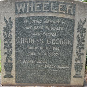 WHEELER Charles George 1905-1957