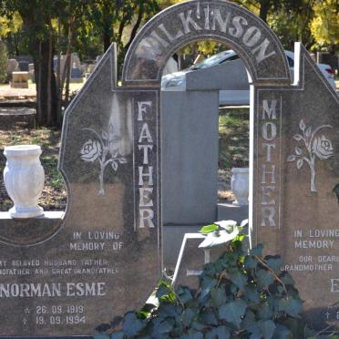 WILKINSON Norman Esme 1919-1994 &amp; Emily 1923-1995