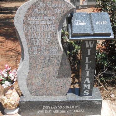 WILLIAMS Catherine Lucelle 1968-2000