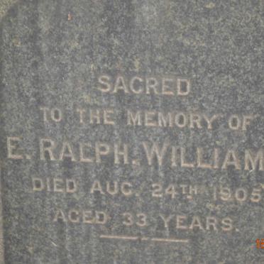 WILLIAMS E. Ralph -1905