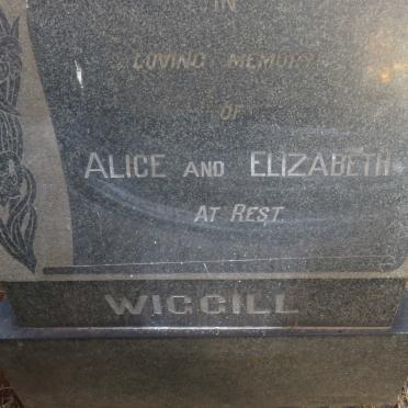 WIGGILL Alice :: WIGGILL Elizabeth