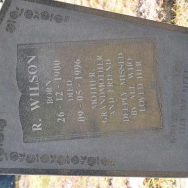 WILSON R. 1900-1996