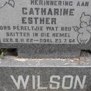 WILSON Catharine Esther 1962-1964