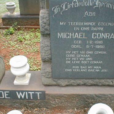 WITT Michael Conrad, de 1916-1960