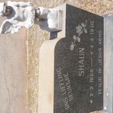 WESTHUIZEN Shaun, v. d. 1968-1970