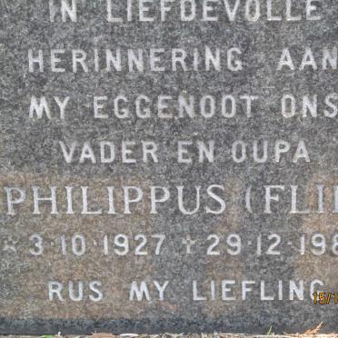 WESTHUIZEN Philippus, van der 1927-1986