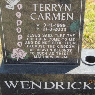 WENDRICKS Terryn Carmen 1999-2003