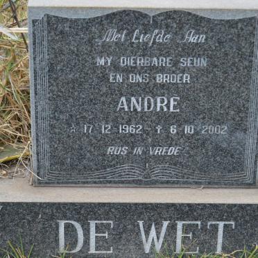 WET André, de 1962-2002
