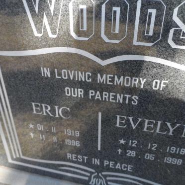 WOODS Eric 1919-1996 &amp; Evelyn 1918-1998