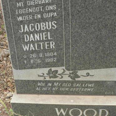 WOOD Jacobus Daniel Walter 1904-1982