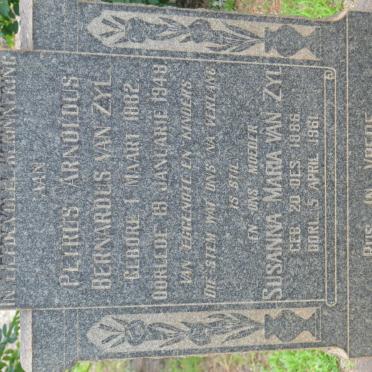 ZYL Petrus Arnoldus Bernardus, van 1882-1948 &amp; Susanna Maria 1886-1961