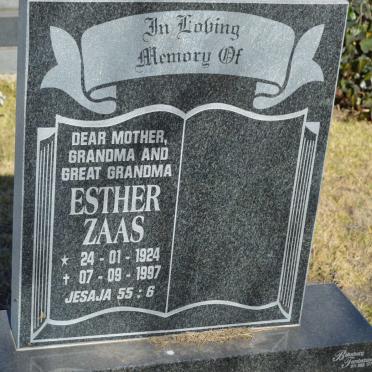 ZAAS Esther 1924-1997