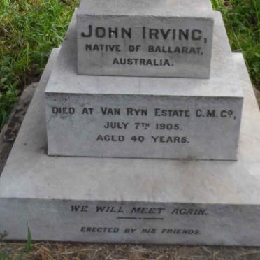 IRVING John -1905
