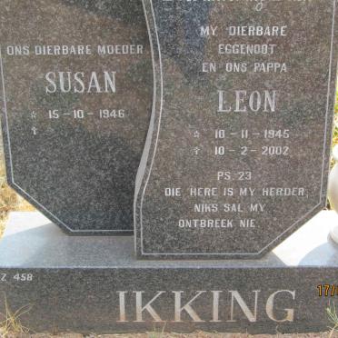 IKKING Leon 1945-2002 &amp; Susan 1946- 