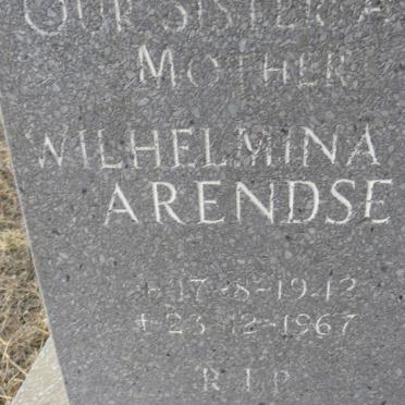 ARENDSE Wilhelmina A. 1942-1967