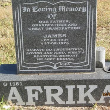 AFRIKA James 1934-1976