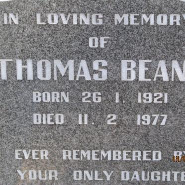 BEANS Thomas 1921-1977
