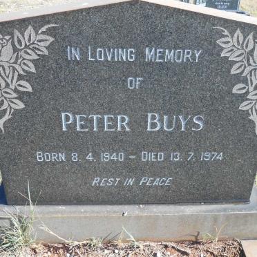 BUYS Peter 1940-1974