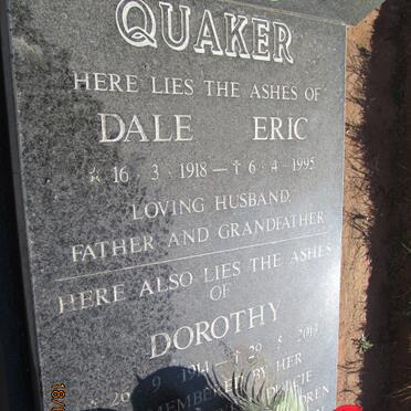 QUAKER Dale Eric 1918-1995