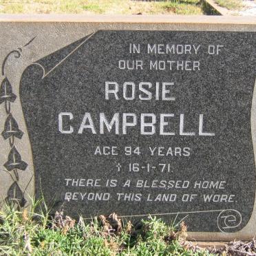 CAMPBELL Rosie -1971