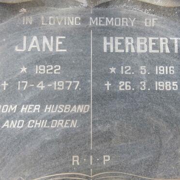COLLIS Herbert 1916-1985 &amp; Jane 1922-1977
