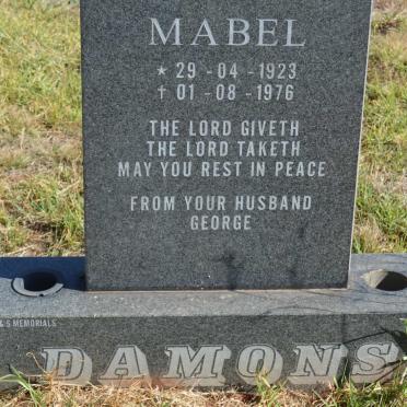 DAMONS Mabel 1923-1976