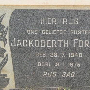 FORBAY Jackoberth 1940-1975