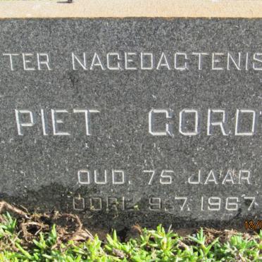 GORDON Piet -1967